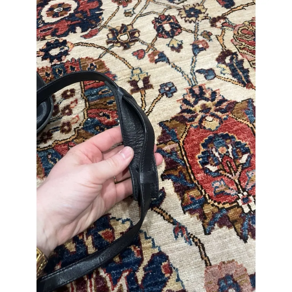 Authentic Vintage Coach Hobo Crescent Black Leather Sling Shoulder Bag - Image 13