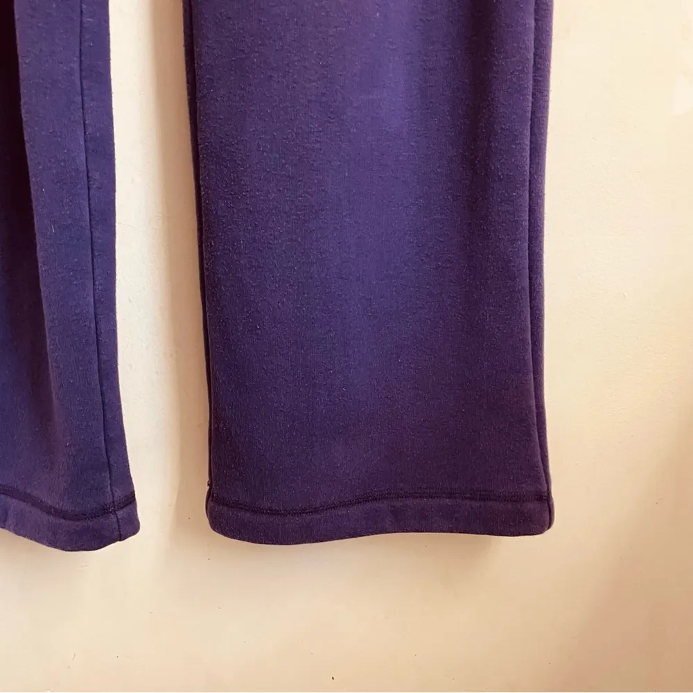 Ugg Straight Leg Terry Fleece Lined Purple Sweatpants size S - Image 7