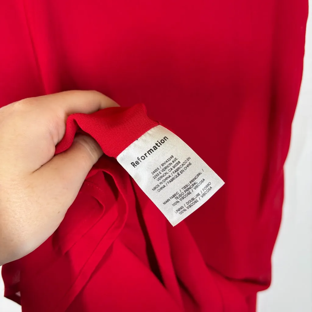 Reformation Kourtney Dress Size 4 - Image 8