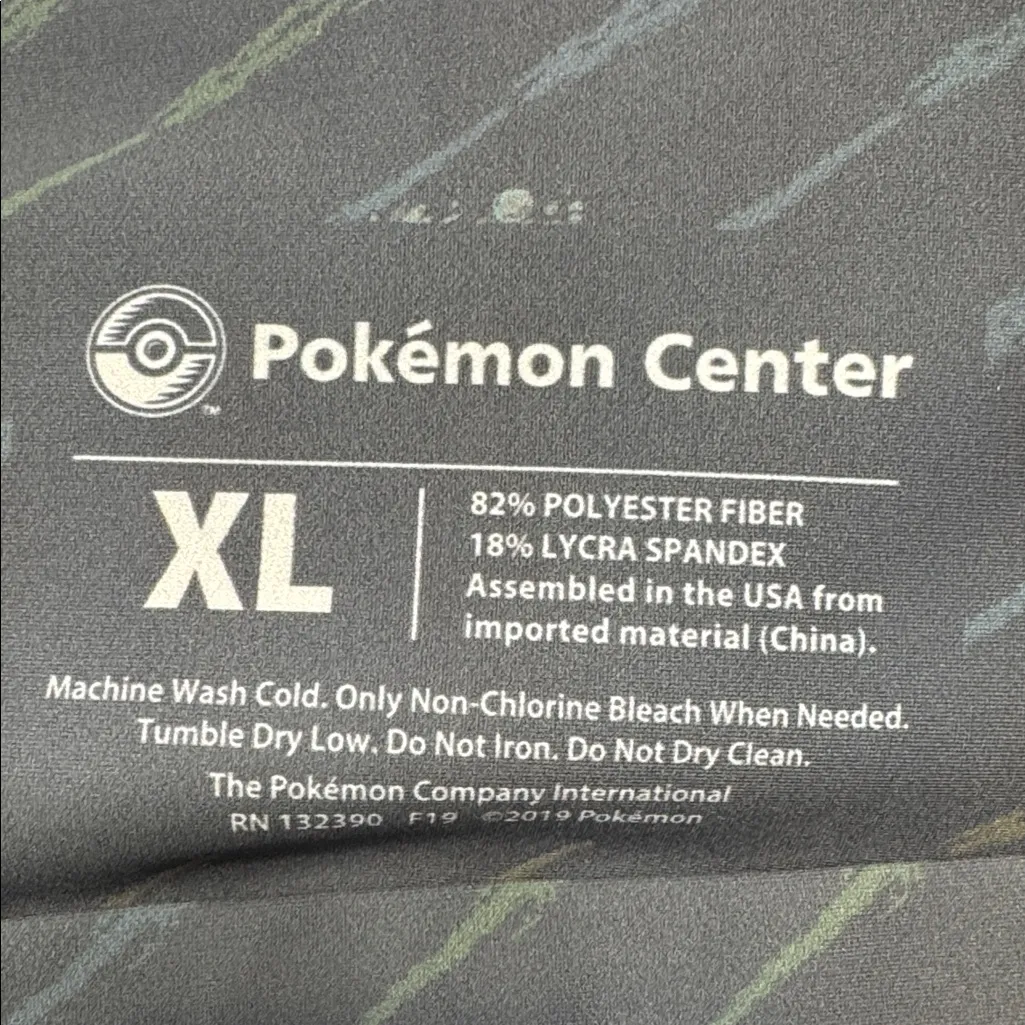 Pokemon Galar Friends Gray Leggings Grookey Scorbunny Sobble Size XL EUC #5868 - Image 5