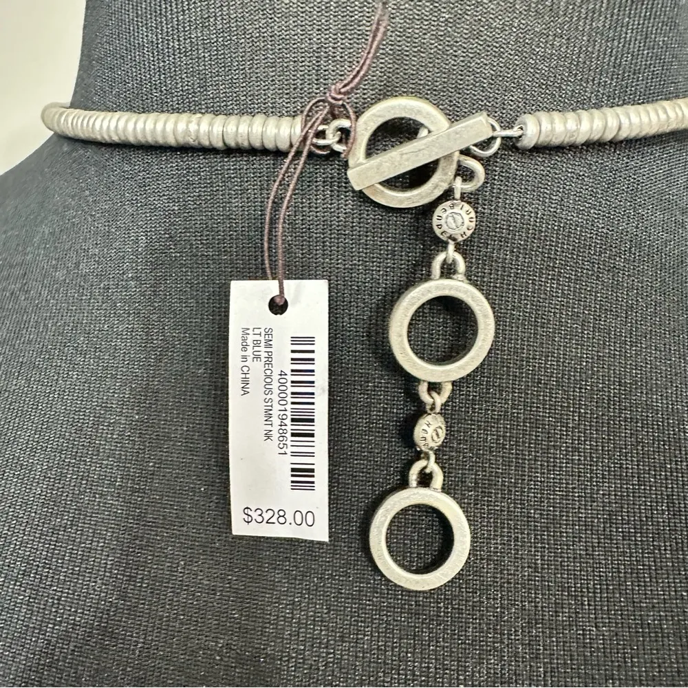 NWT RARE Henri Bendel Semi Precious Statement Necklace - Image 6