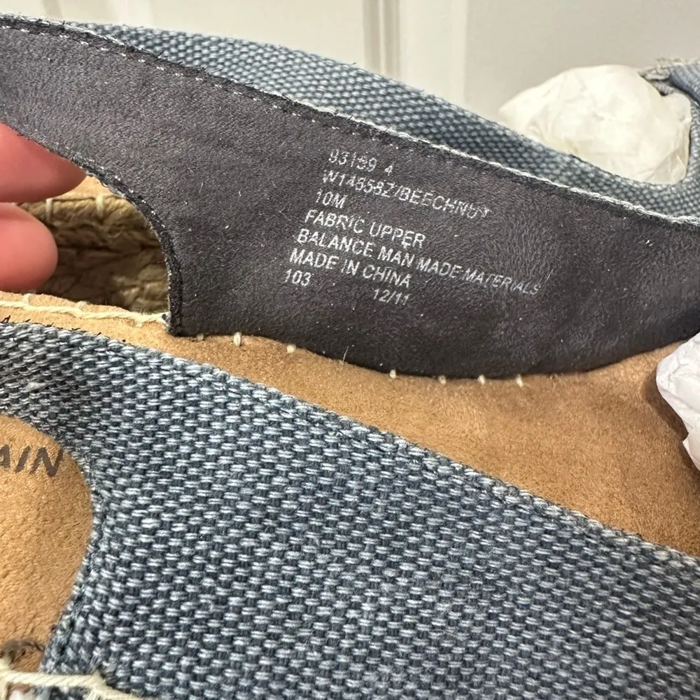 White Mountain Denim Style Sandal Size 10 - Image 7