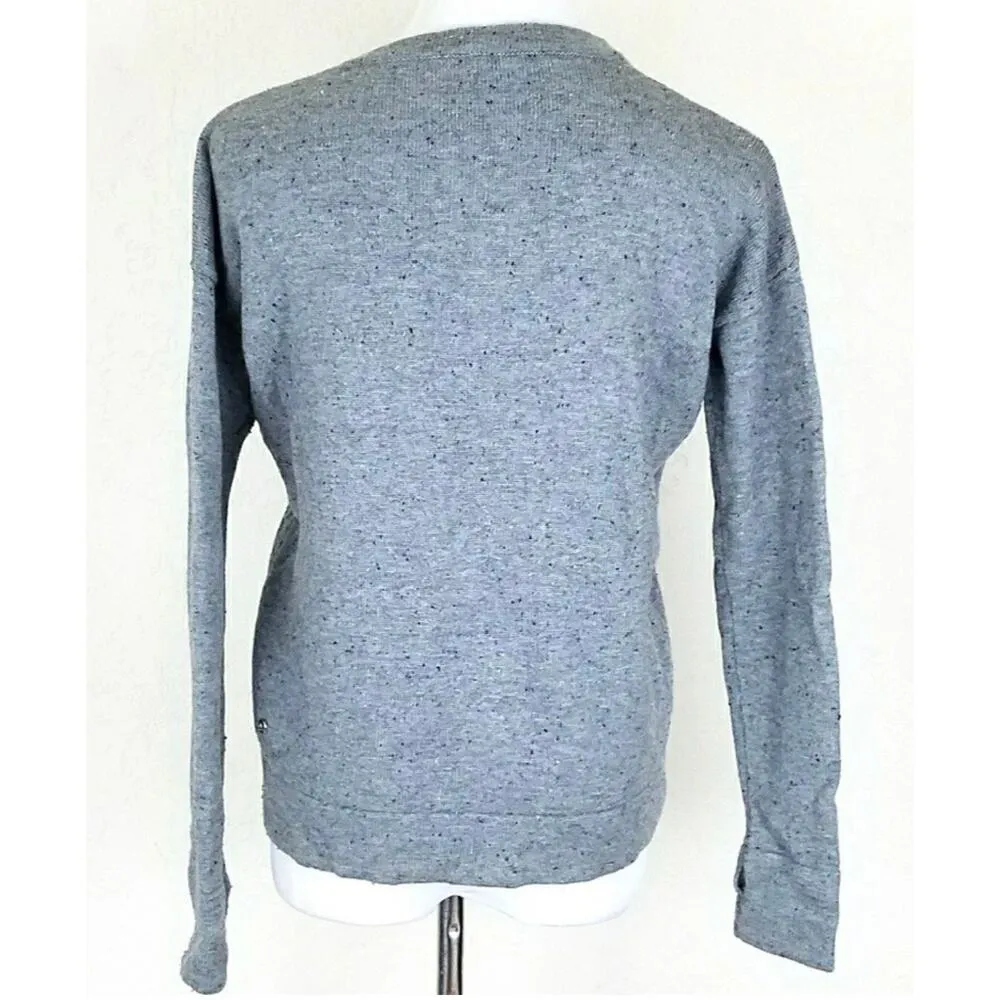 Lululemon Women’s Size 10 Gray Yogi Crew Sweater - Image 5