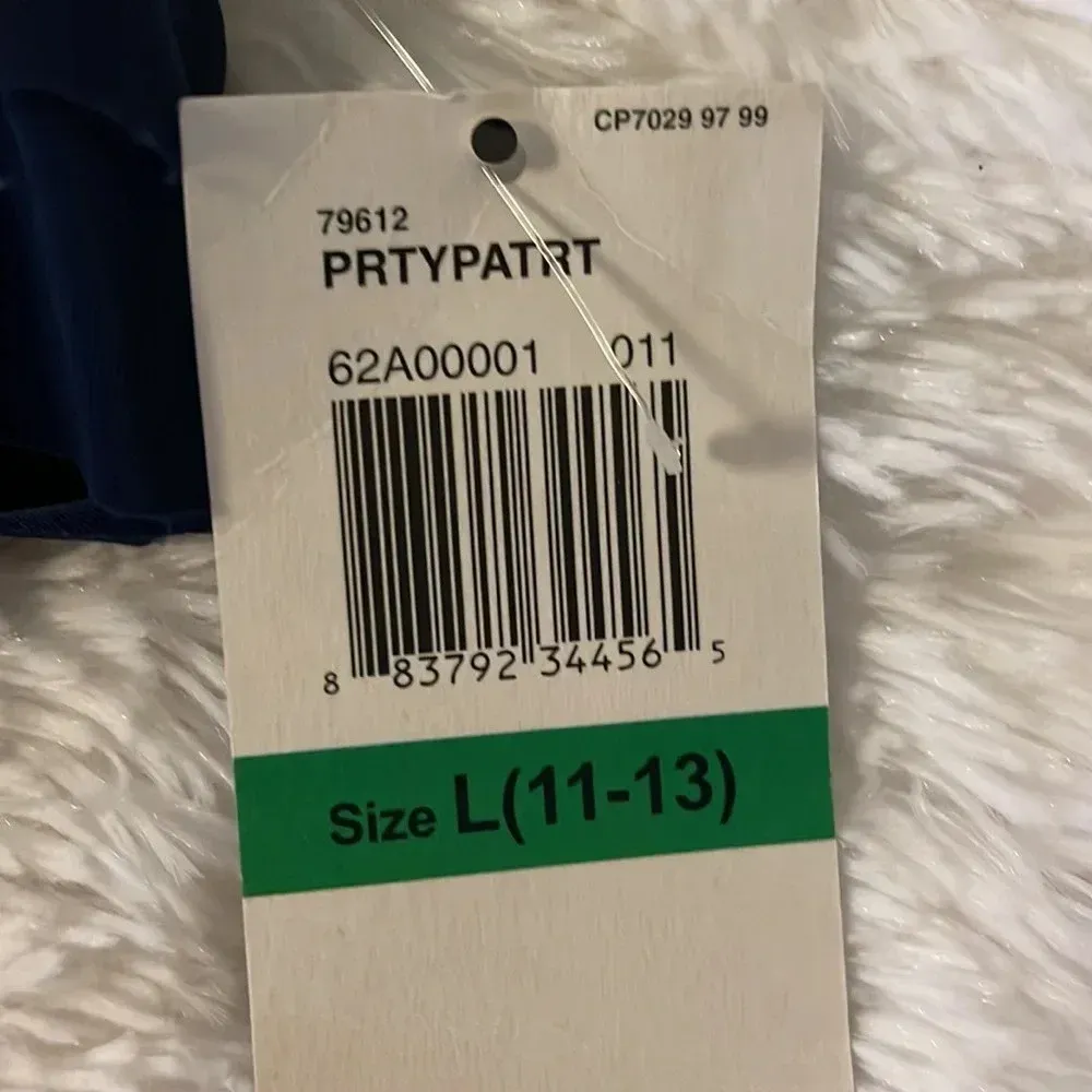 Susie Rose Top Sz 11/13 junior Blue - Image 5