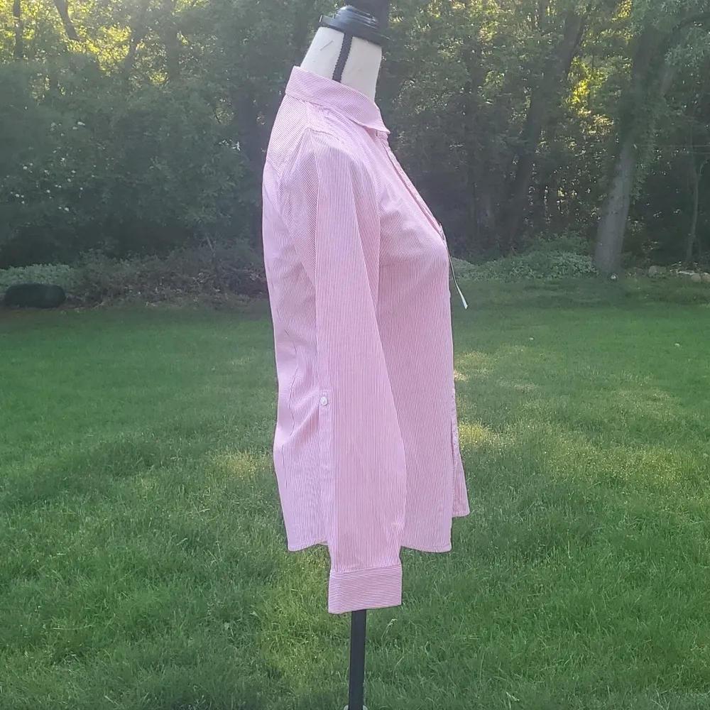 NWT Tommy Hilfiger Classic Fit Striped Button Down Shirt - Image 4