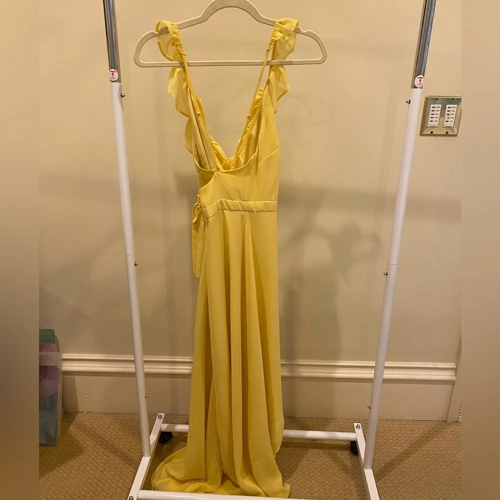 Yellow Formation Maxi Dress - Image 5