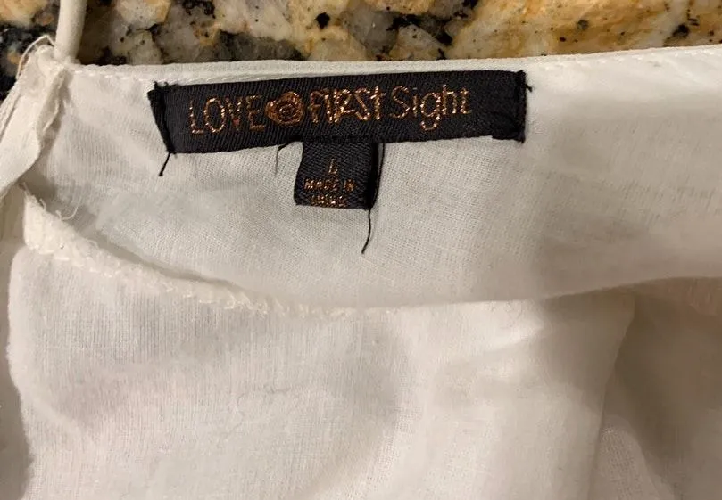 White Romper Size L - Image 3