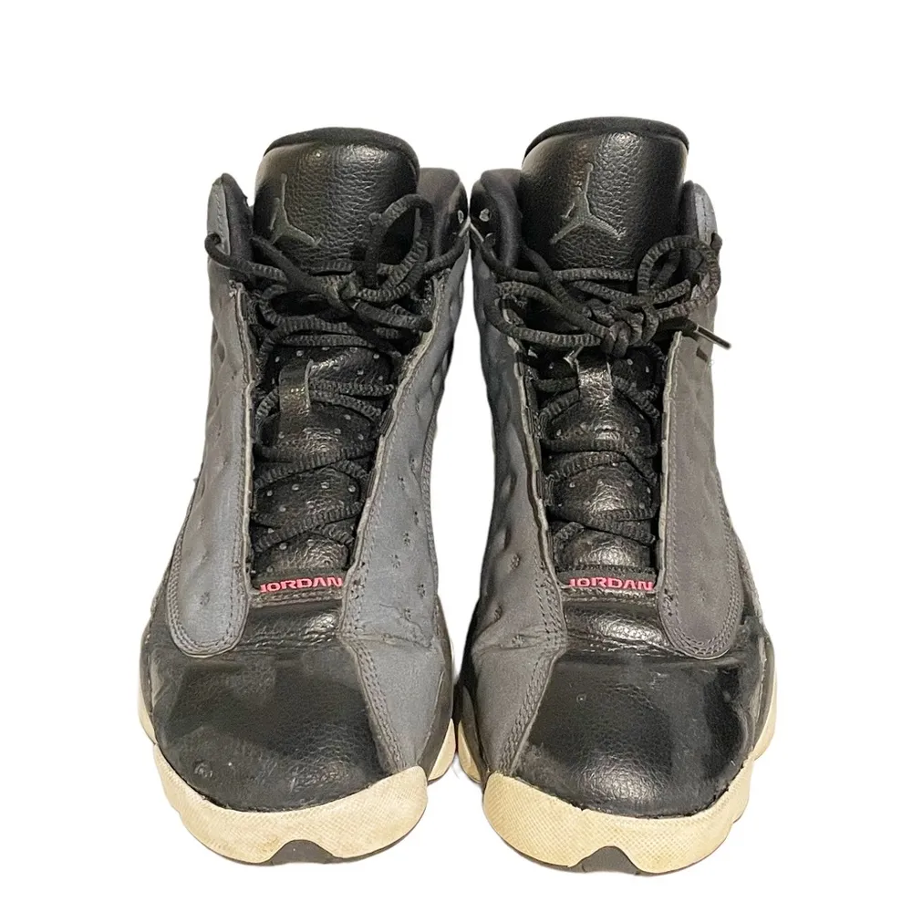 Air Jordan Retro 13 Size 8 XIII GS Hyper Pink Black Gray Sneaker Shoe - Image 2