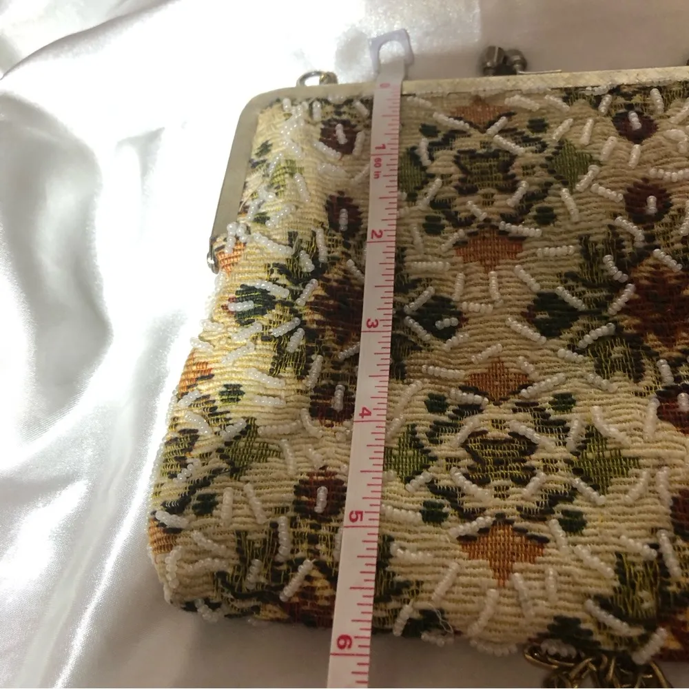 Antique Vintage Fine Arts hand bag Gold - Image 9