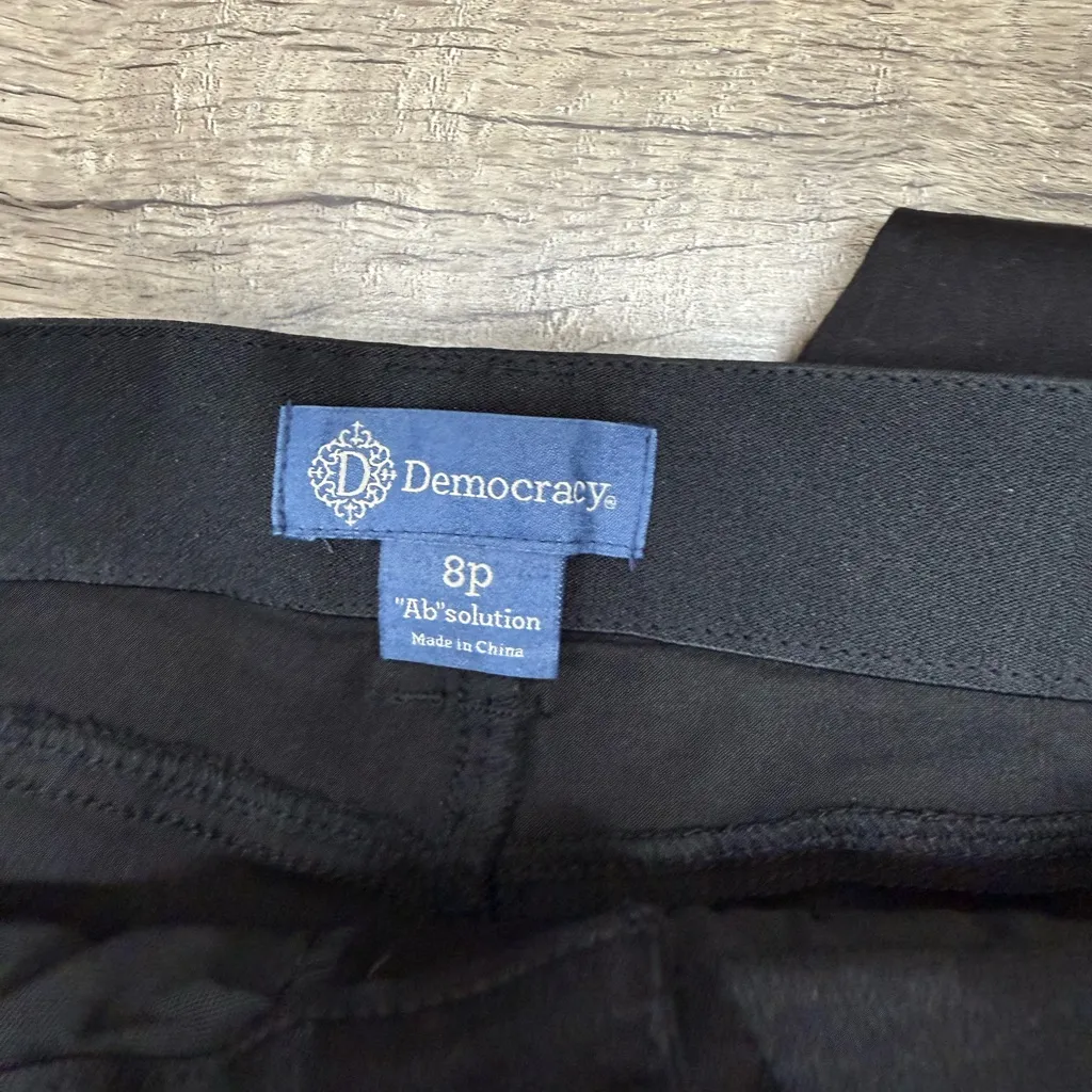 Democracy Ab"solution® Itty Bitty Bootcut Black Jeans size 8P NWT - Image 5