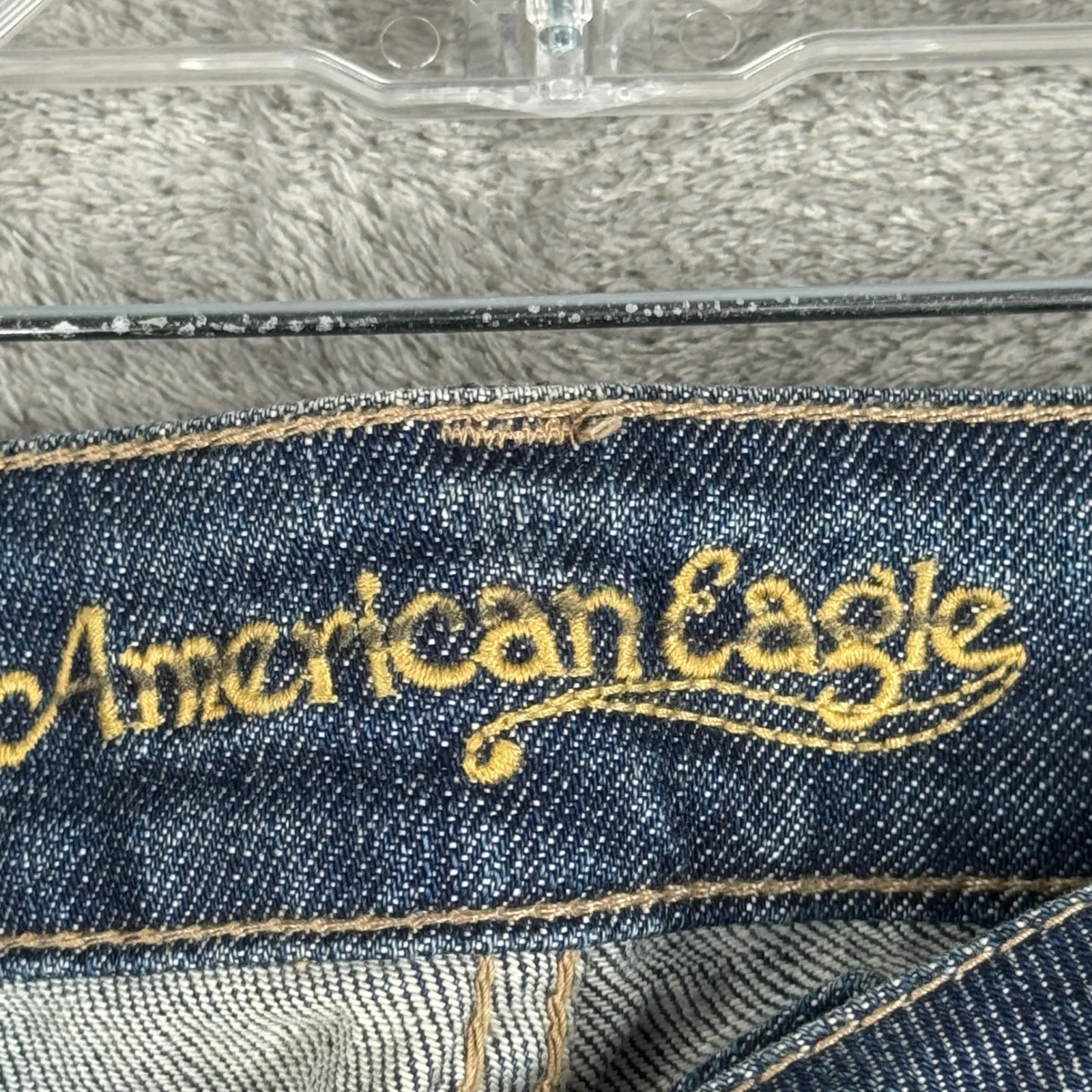 American Eagle Shorts Bermuda Denim Blue Jean Jhorts Casual‎ Vintage Y2K Size 4 - Image 7