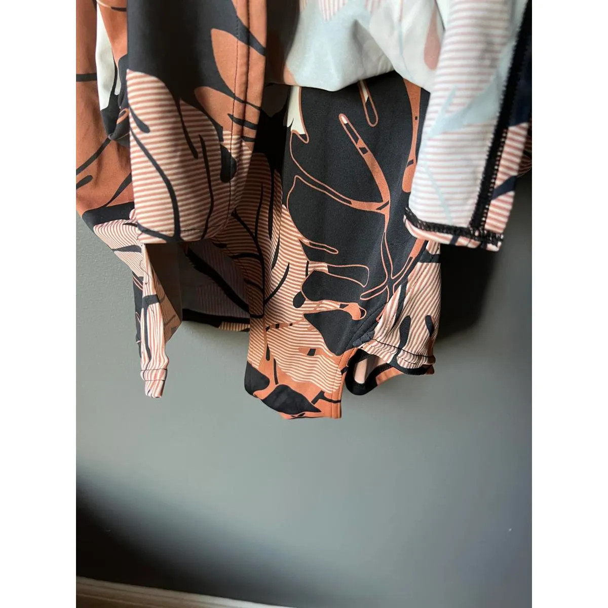 Islander Women's Tropical Leaf Print Dress Size 14 Black - Image 8