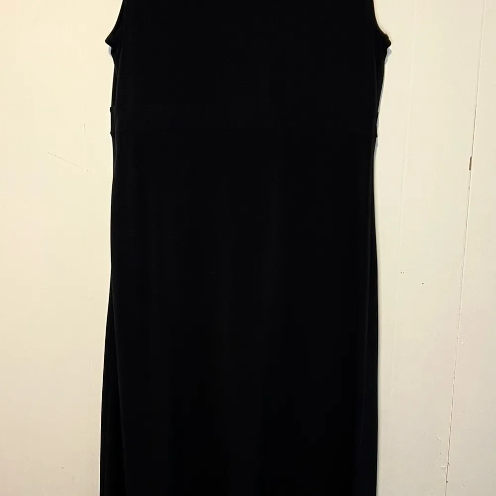 Croft & Barrow Sleeveless Black Knee Length Dress P10 53024 - Image 2