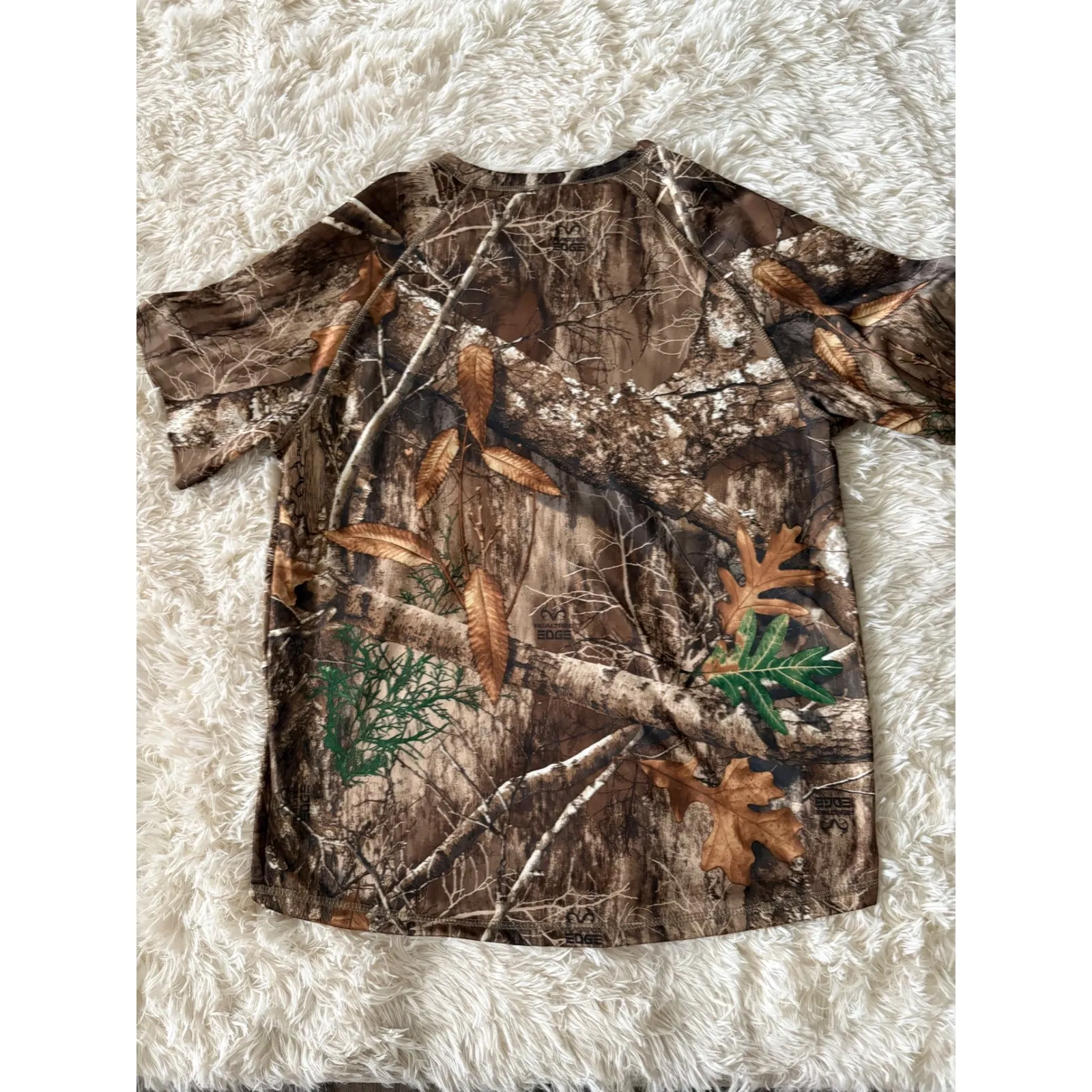 Realtree Edge Camo Short Sleeve T-Shirt‎ Hunting Outdoors Womens Medium - Image 5