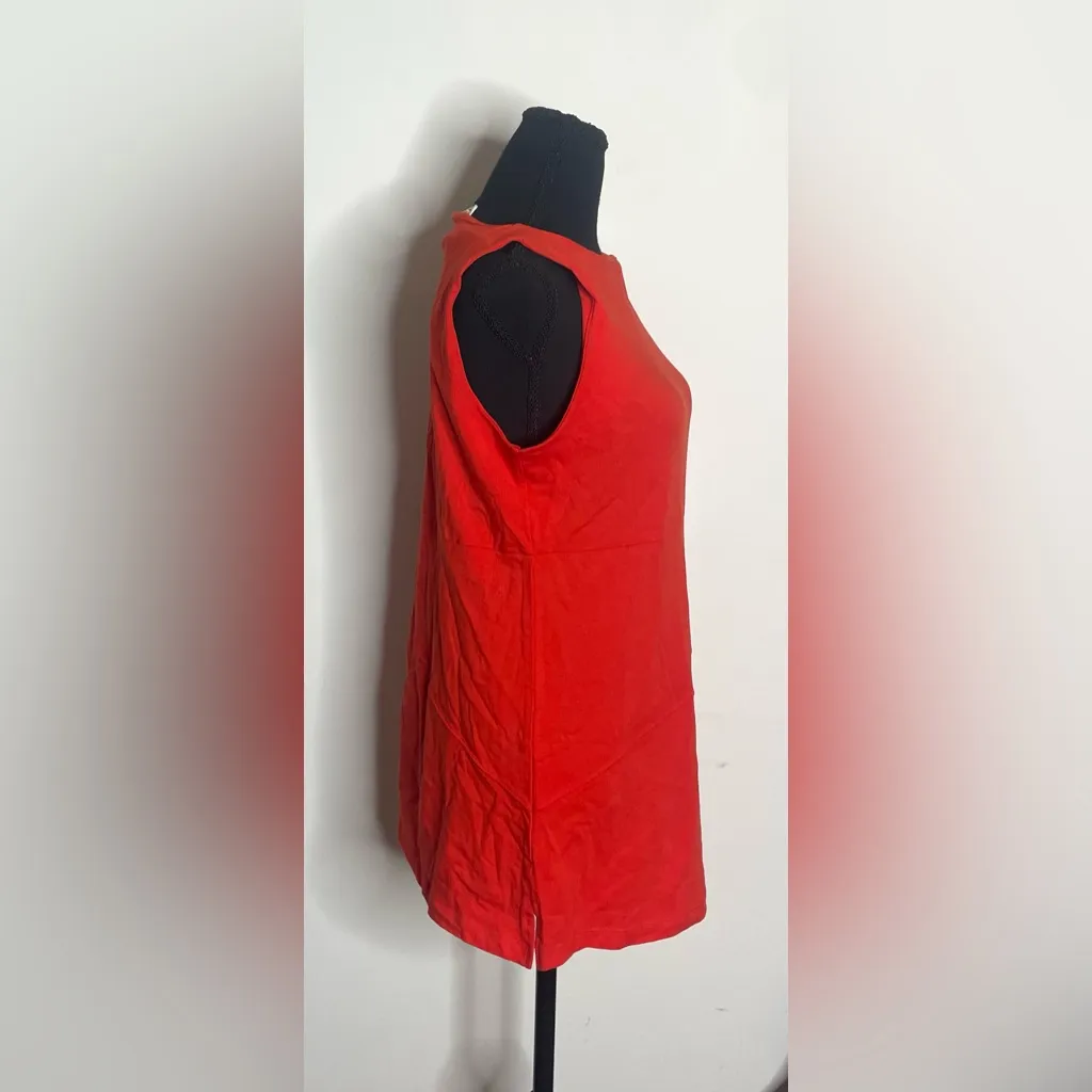 Jones New York Sport- Bold Red Orange Tank Top Size M - Image 3