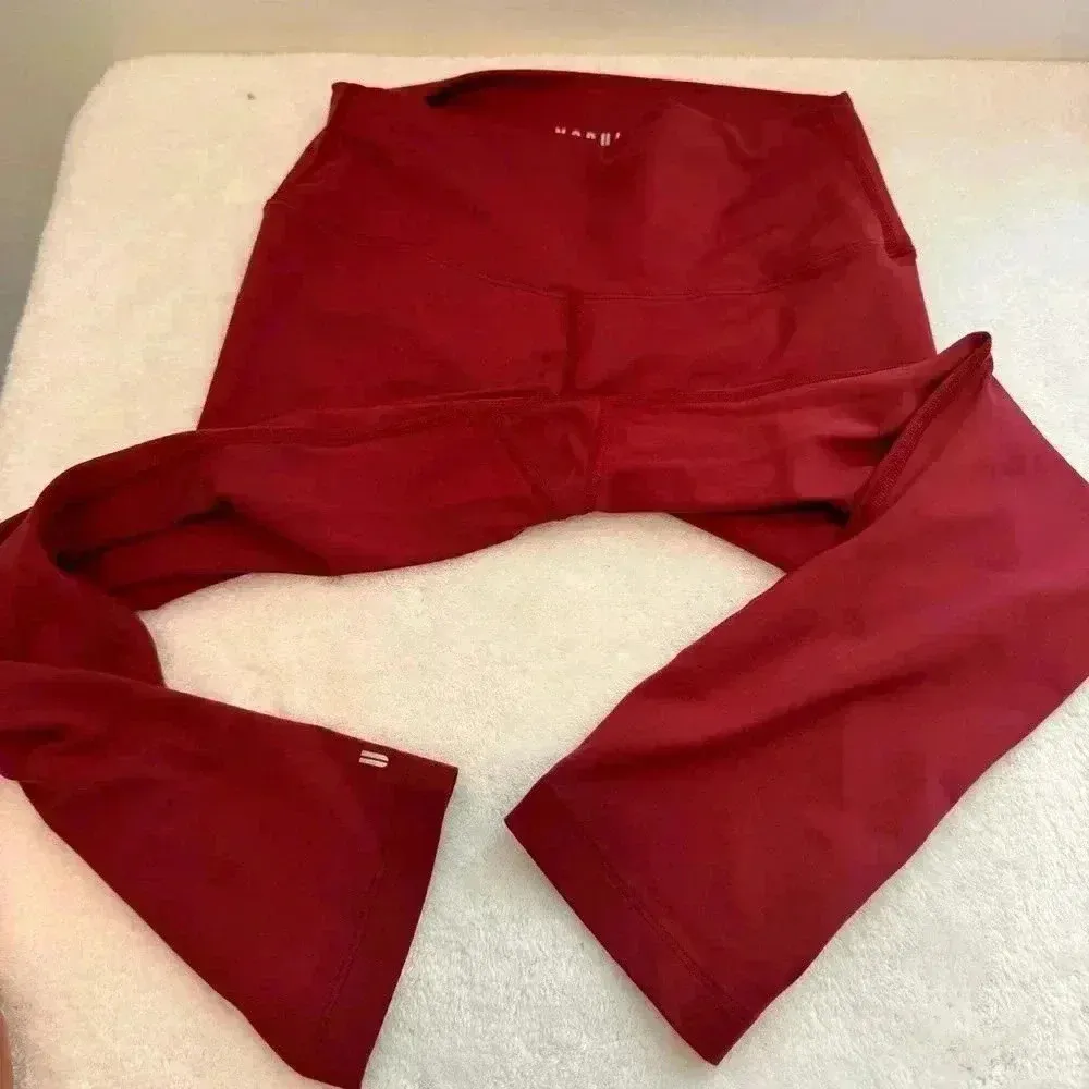 NOBULL High Rise Matte Tight 21" Cabernet size S - Image 6