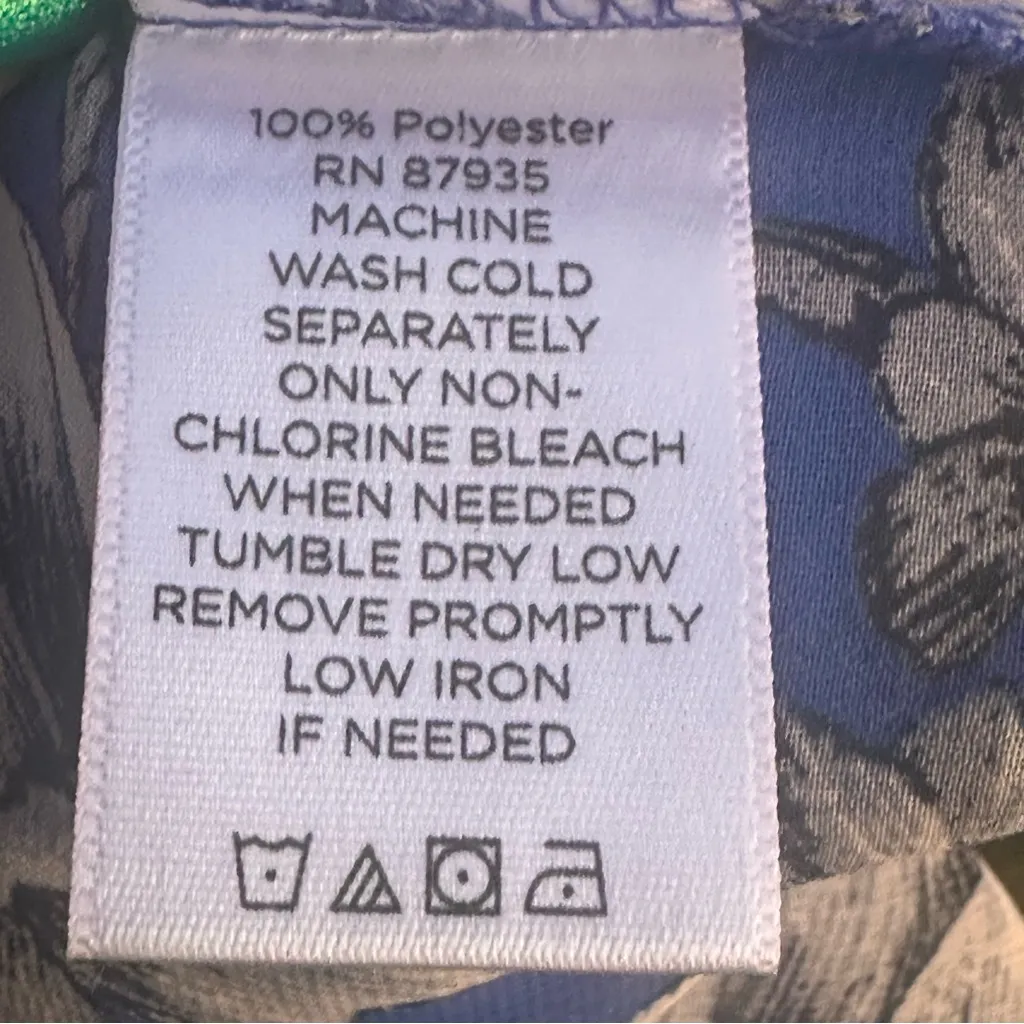 Susan Graver  Blue & White Polyester Sheer Vest - Image 15