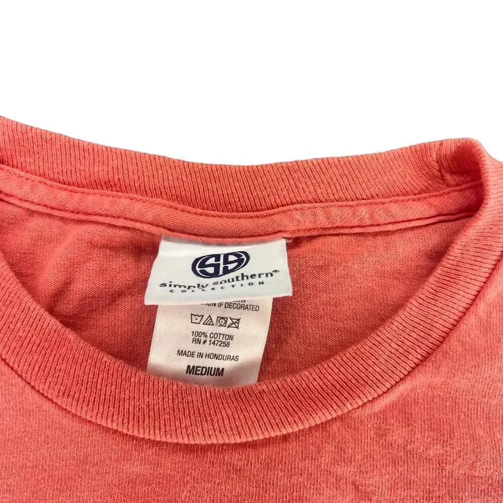 Simply Southern Women's Medium "Faithful Girl" Graphic Print Long Sleeve T-Shirt - Image 3