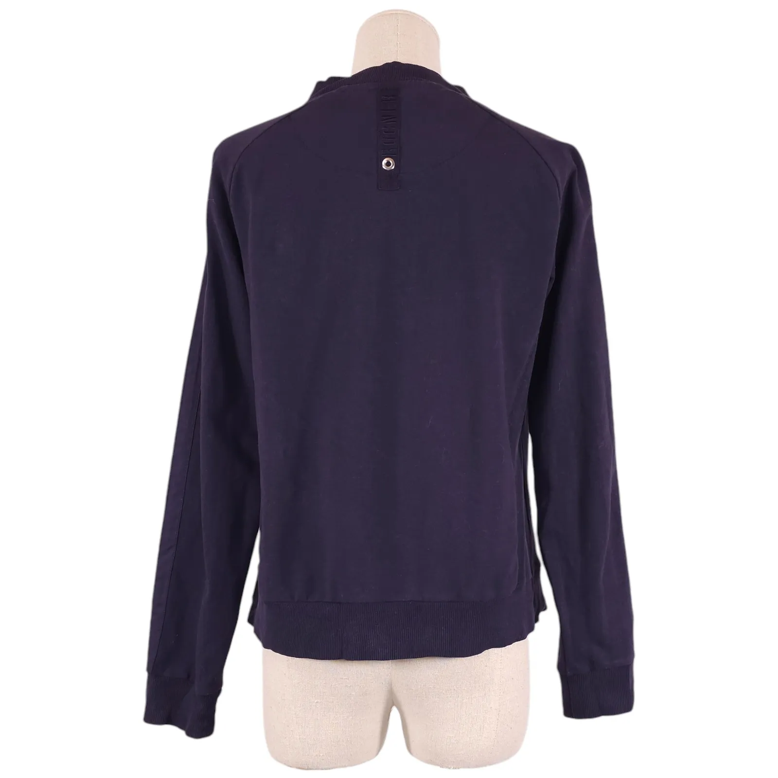 Bogner Lightweight Full Zip Cotton Bomber Jacket Blue Sz Small - Image 2