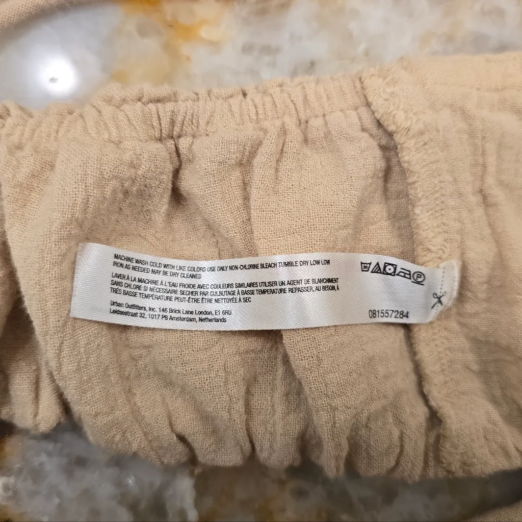 Free People Endless Summer Crop Top Size S Tan - Image 5