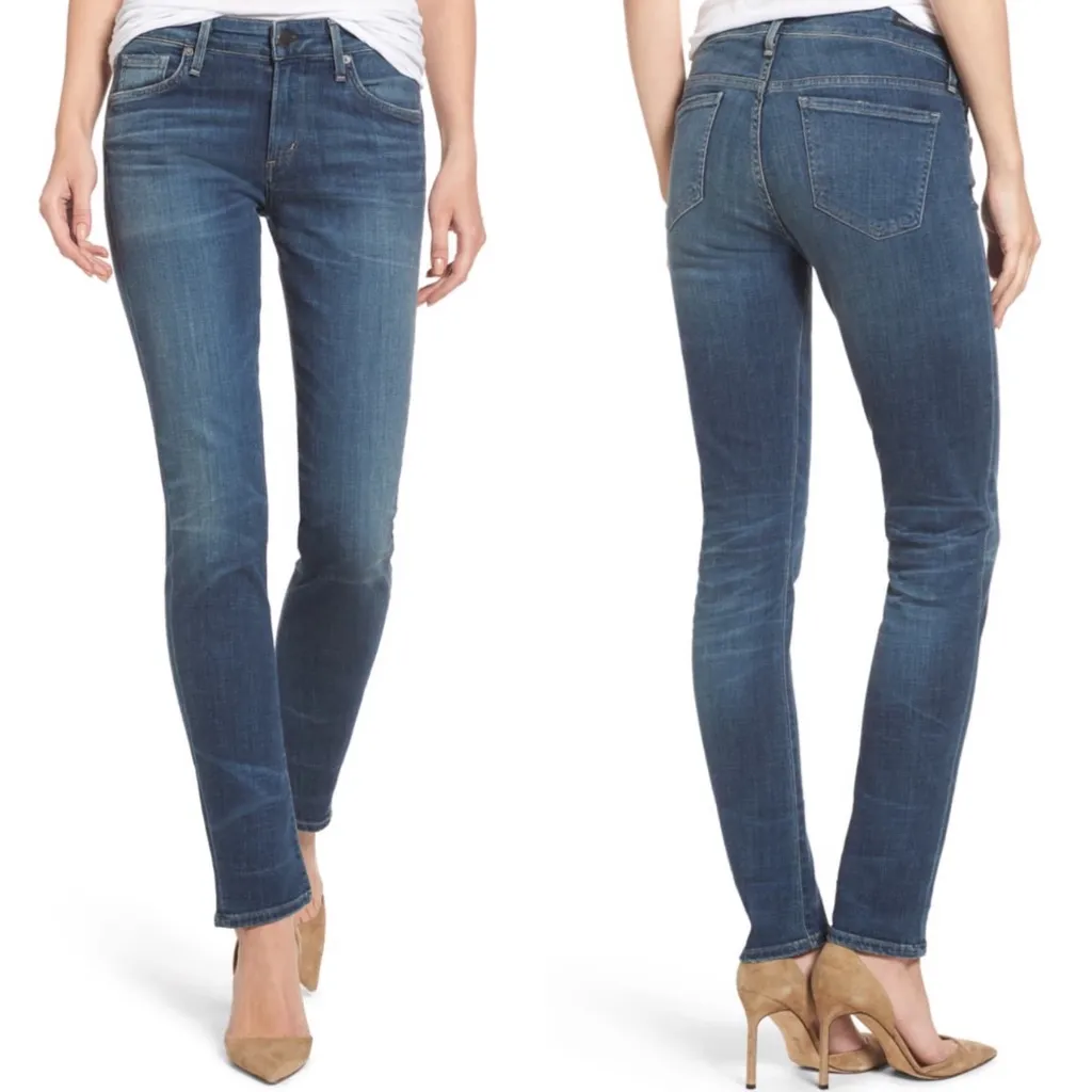 Citizens Of Humanity Blue Skinny Jeans - Image 3