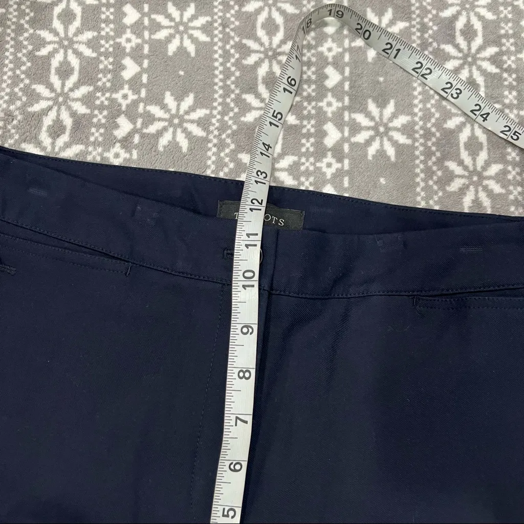 New Talbots Navy Pants‎ w/ Side Button Details Size 10 - Image 13