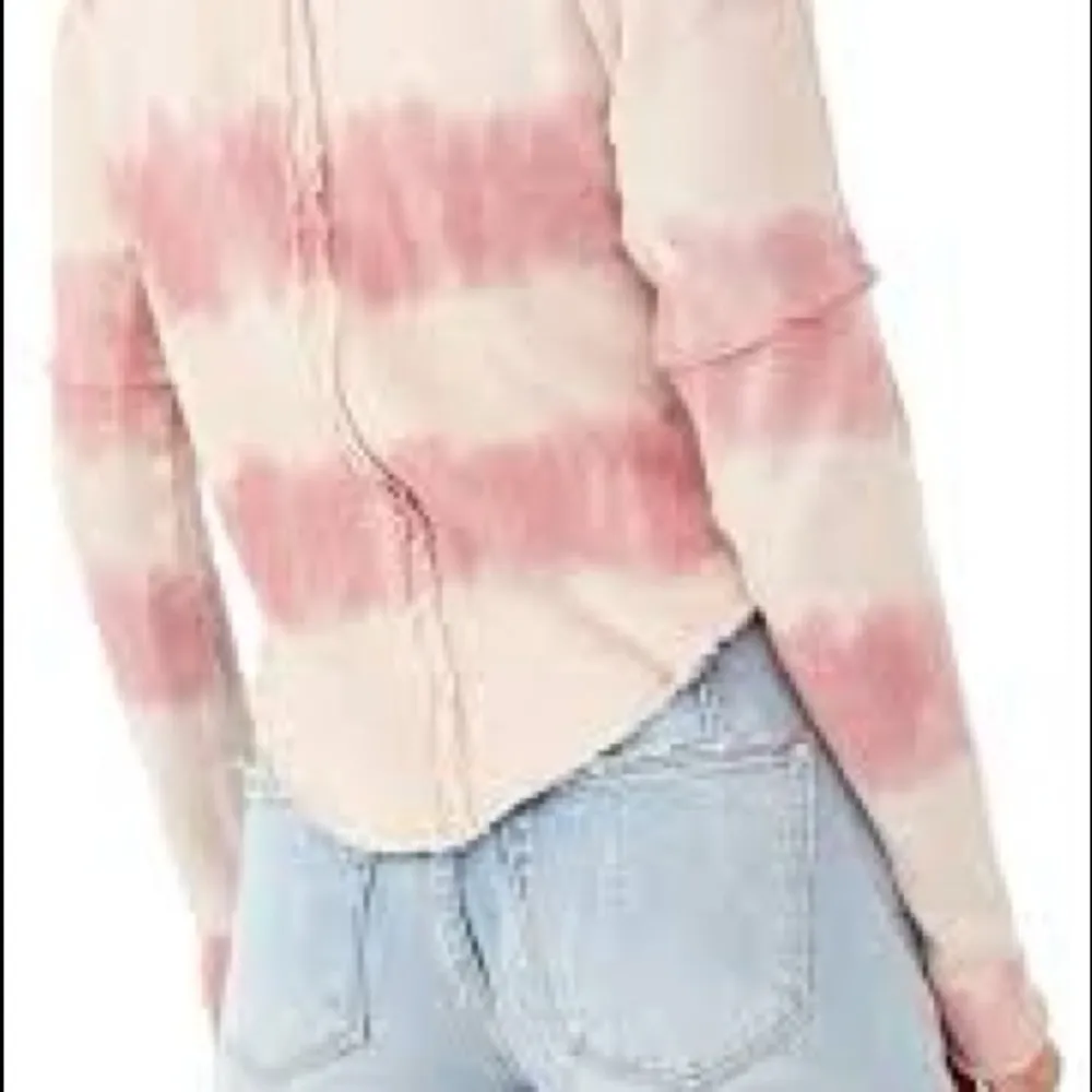 Free People Come and Get it Tie Dye Top in Clove Bark - SMALL - Image 7