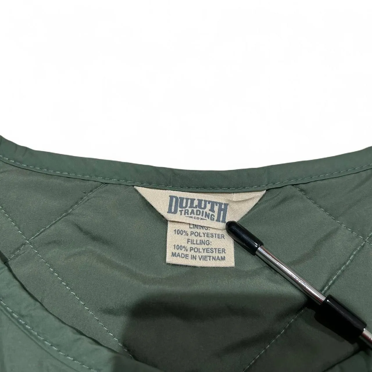 Duluth Trading Co. Quilted Vest Green Size XL - Image 5