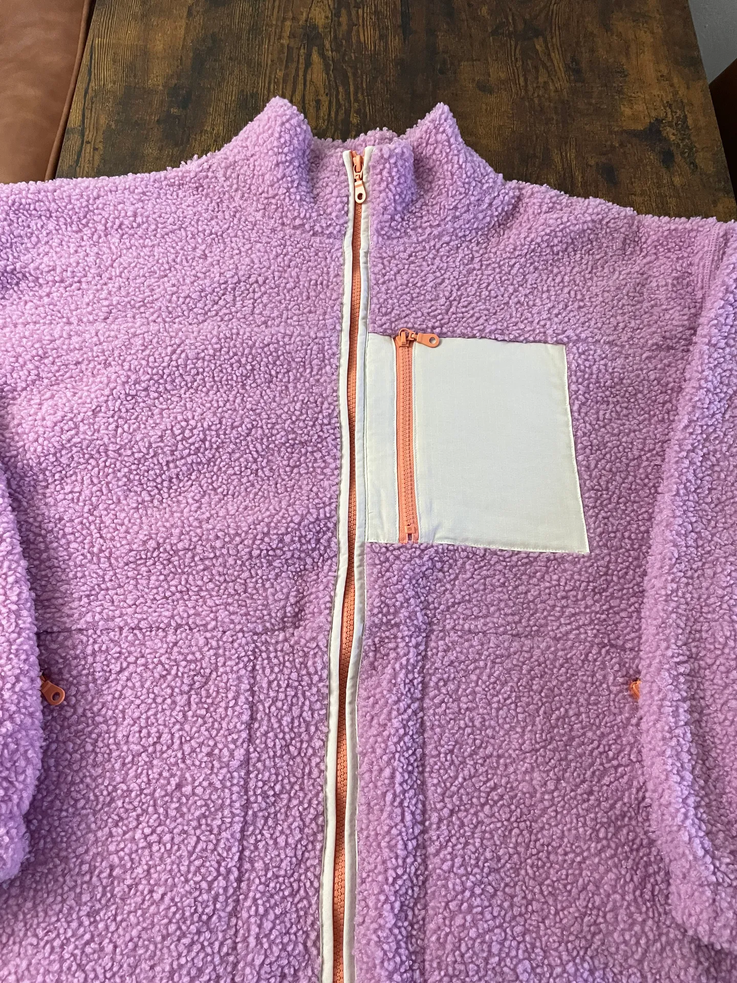 Pink Sherpa Jacket - Image 7