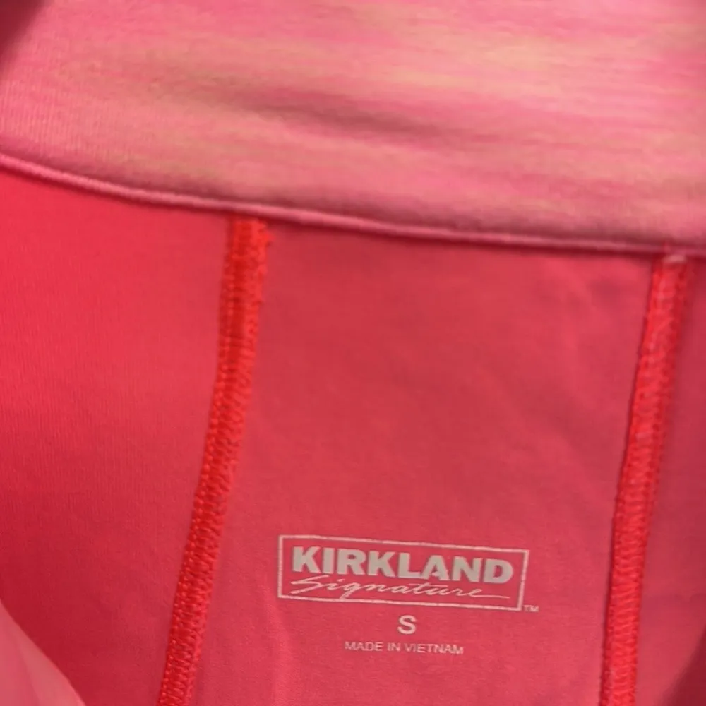 Kirkland Athletic Full Zip Jacket 4 Pocket With Thumb Holes Pink Womens Small - Image 12
