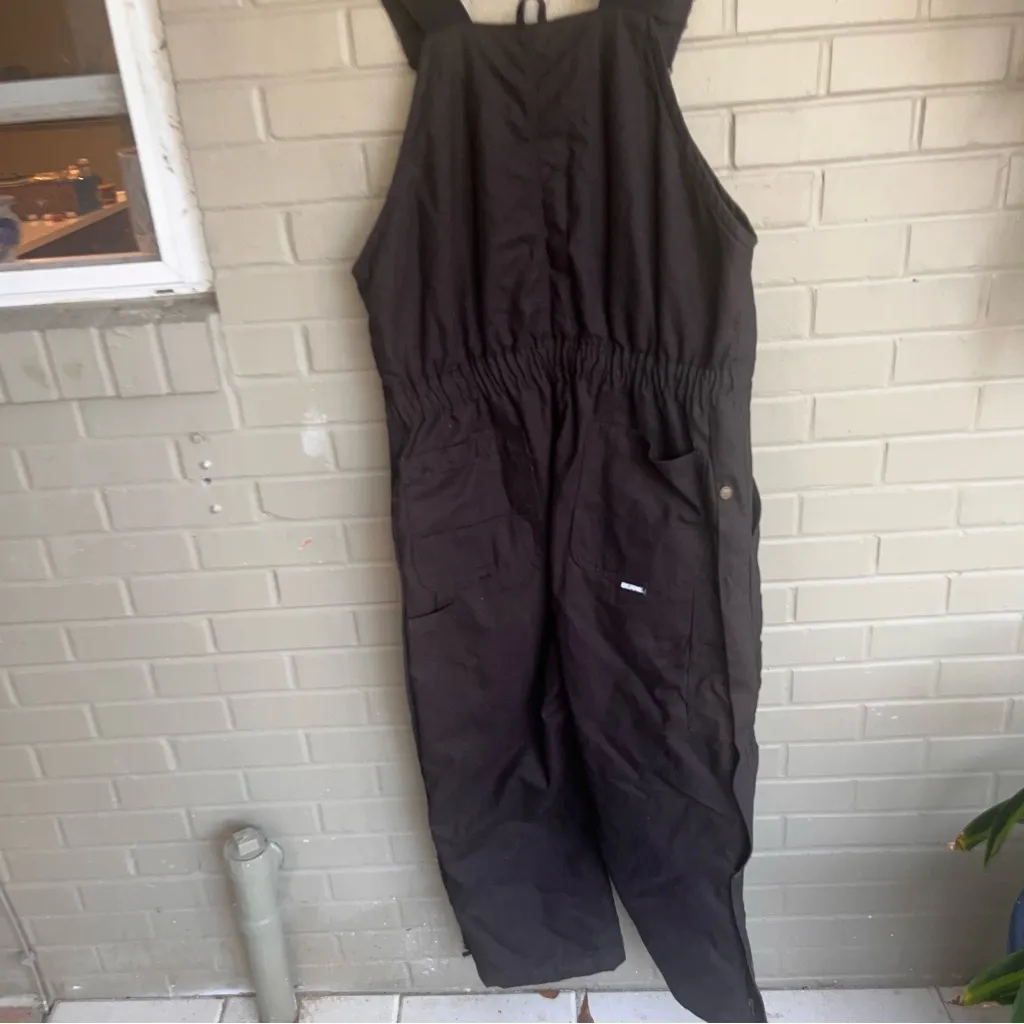 NWT Berne Workwear Insulated Bib Overall Black Canvas Womens Large Tall Utility Size undefined - Image 8