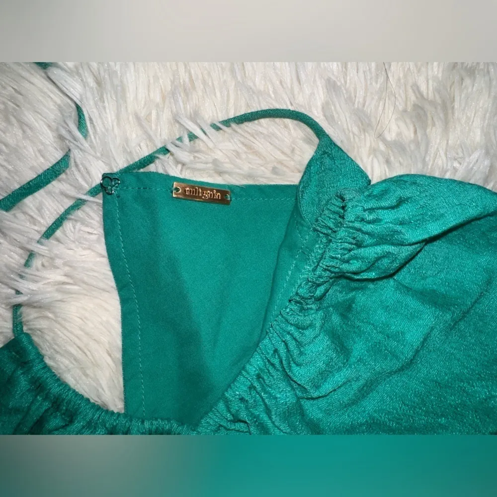 NWOT Cult Gaia CHARLIZE green cutout midi dress size XS - Image 8