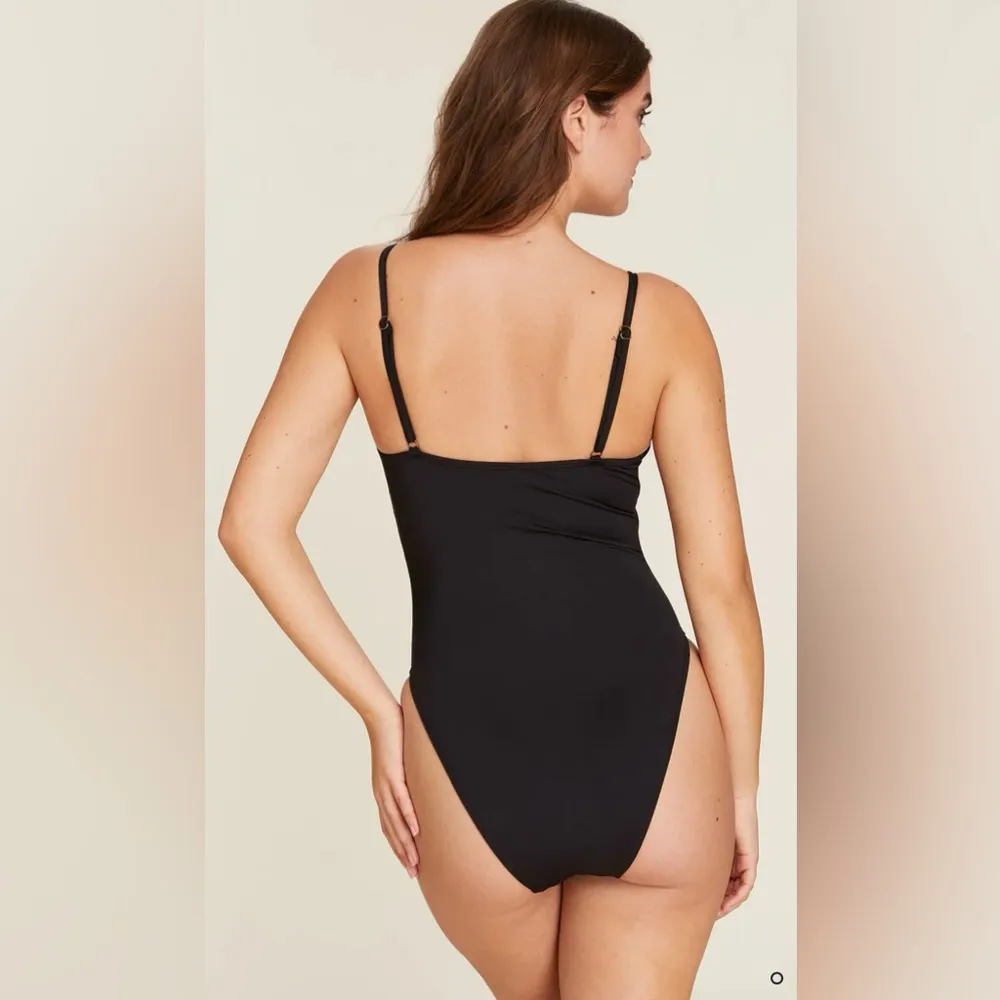 NWT - Andie Swim ‘The Cheeky Almalfi’ One-Piece Swimsuit | Flat | Black | Sz Sm - Image 7
