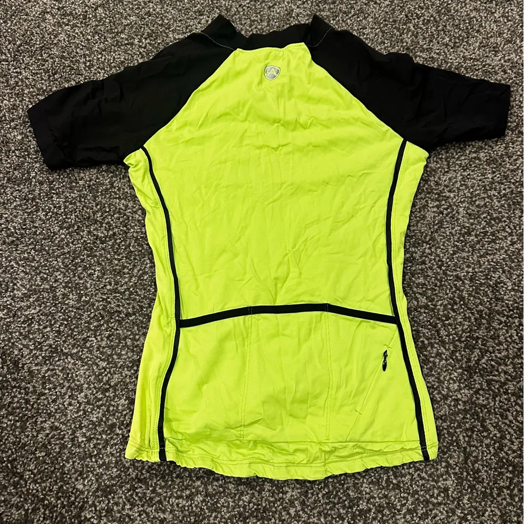 Neon Green Cycling Jersey - Image 2