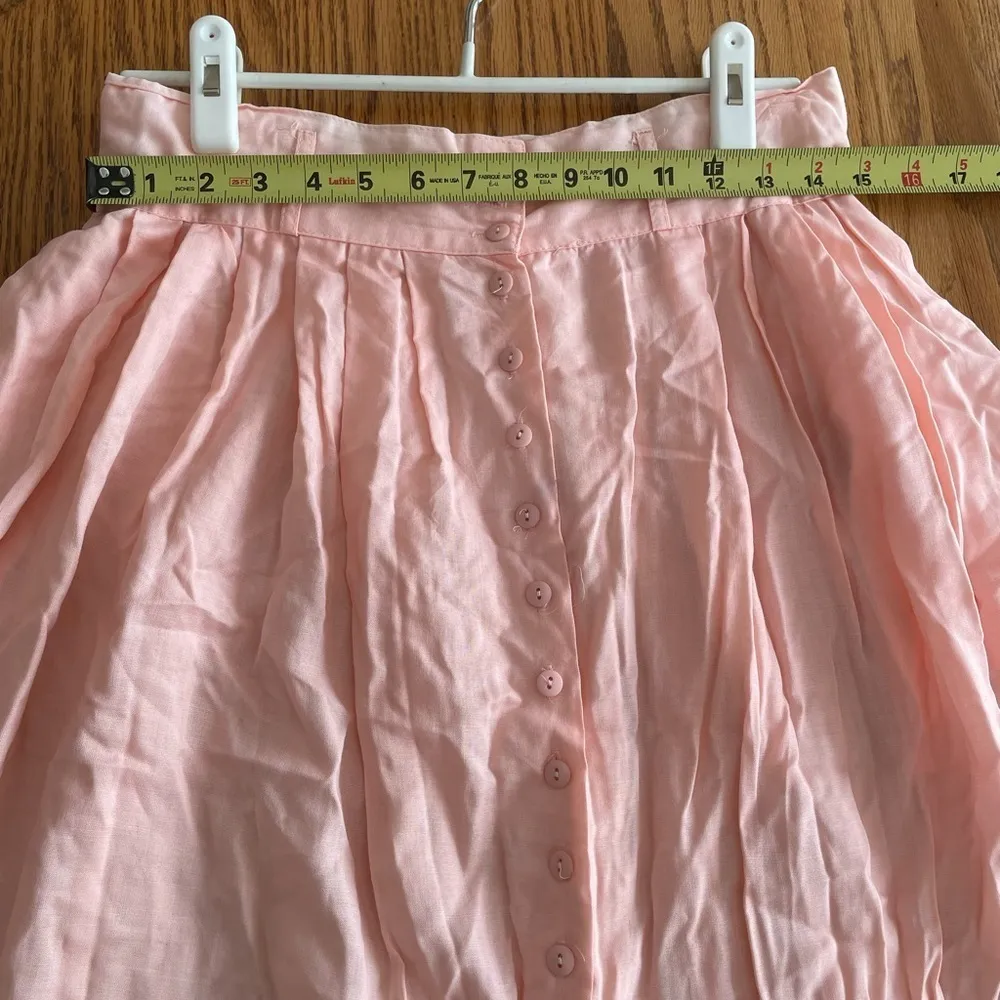 Le’ger Vintage Pleated Skirt Button Up Size 13 - Image 11