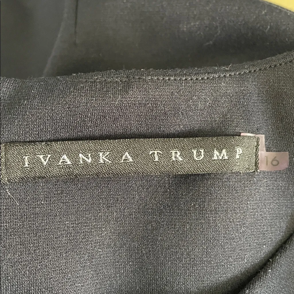 Ivanka Trump Black Sleeveless Midi Dress - Image 7