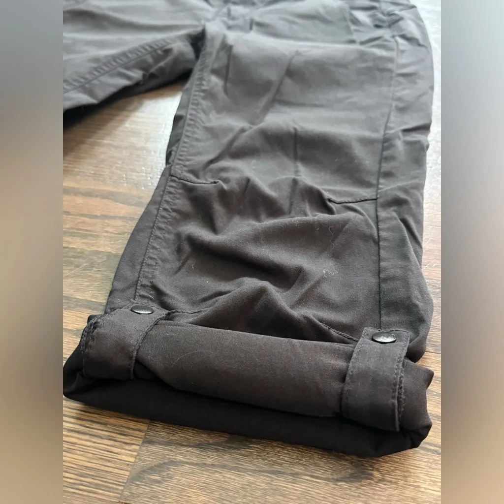 Prana Black outdoor hiking activewear pant. Size 6/27” inseam - Image 3