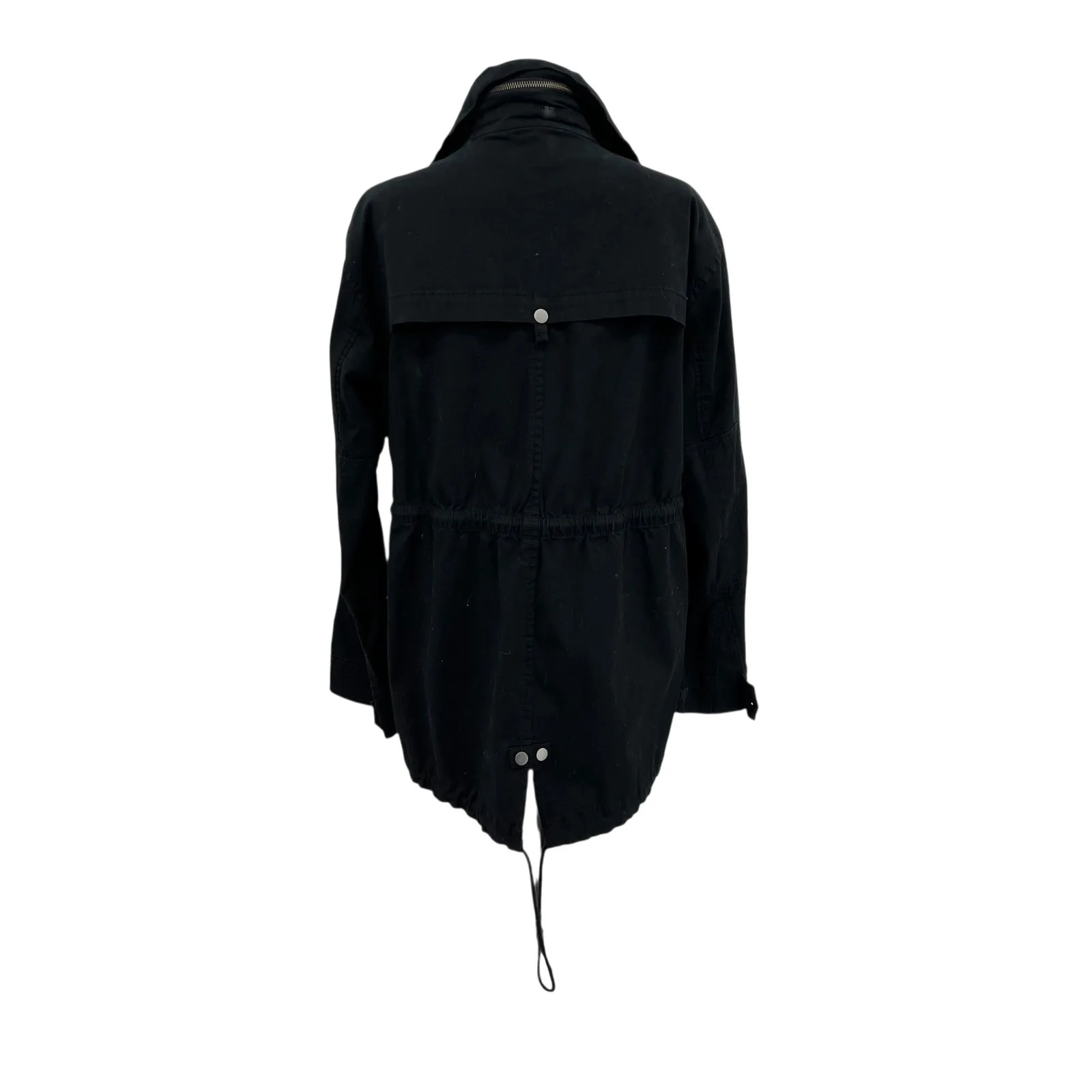 Atm Anthony Thomas Melillo Washed Cargo Jacket Cotton Black Size Medium - Image 9