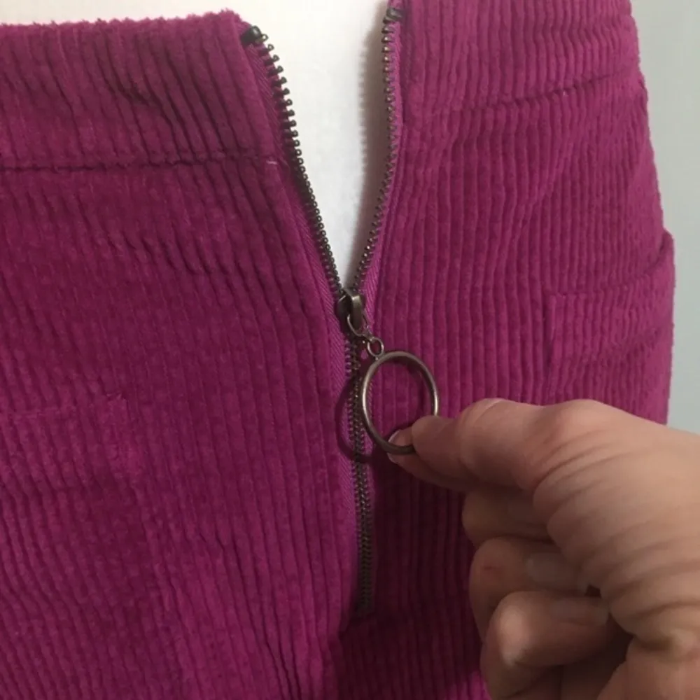 New Fuchsia Pink Corduroy Retro Skirt - Image 7