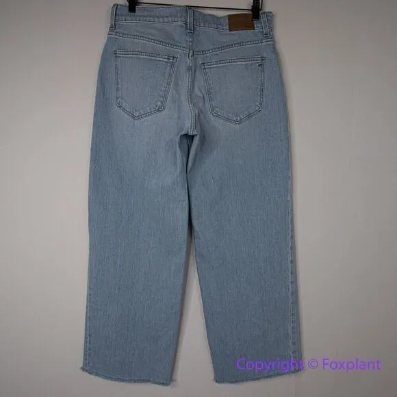New! Madewell The Perfect Vintage‎ Mid-Rise Wide-Leg Jean kenmore wash, size 29 - Image 9