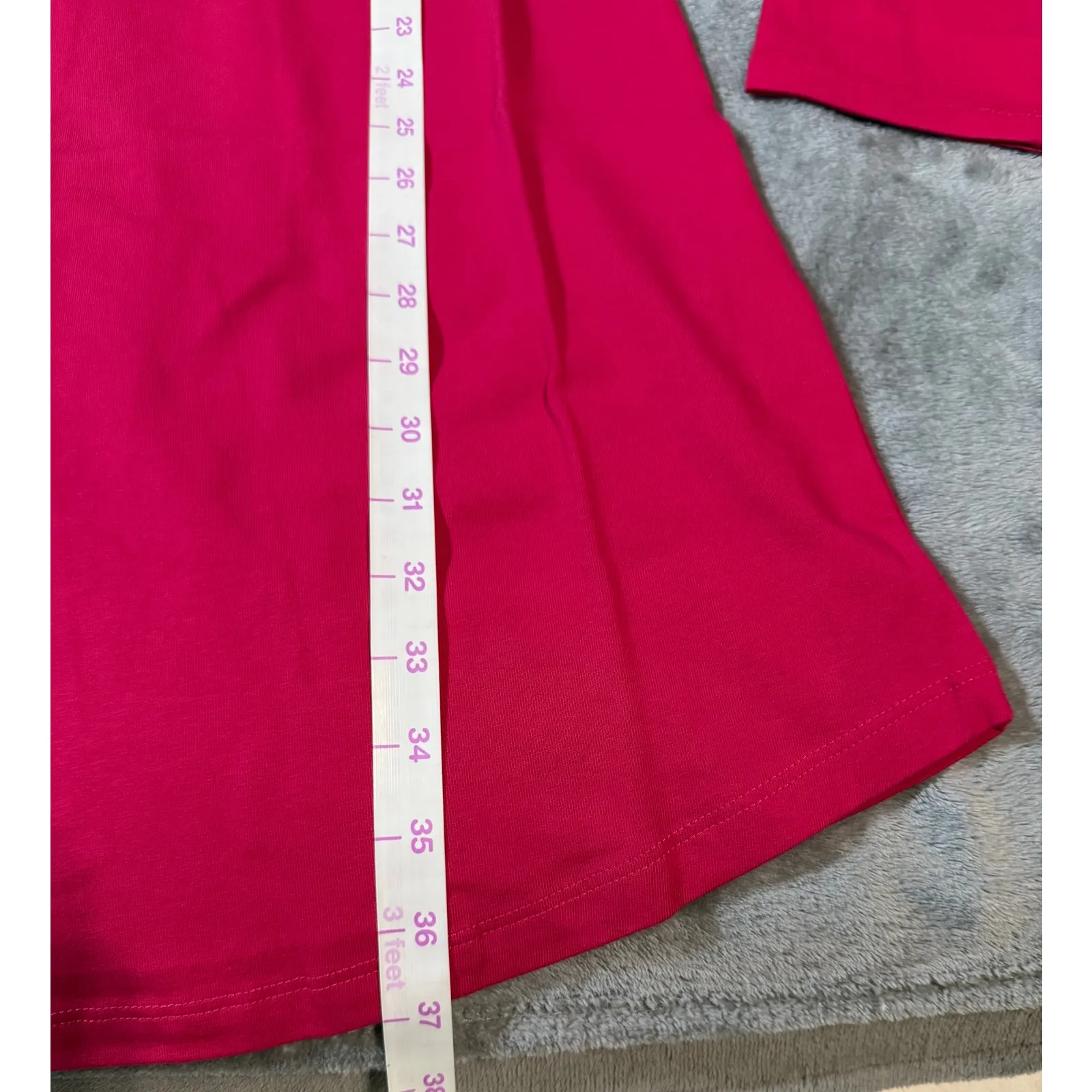 NWT‎ Universal Standard Size 4XS (00-0) Fuchsia Pink Tie Dress Short Sleeve - Image 7