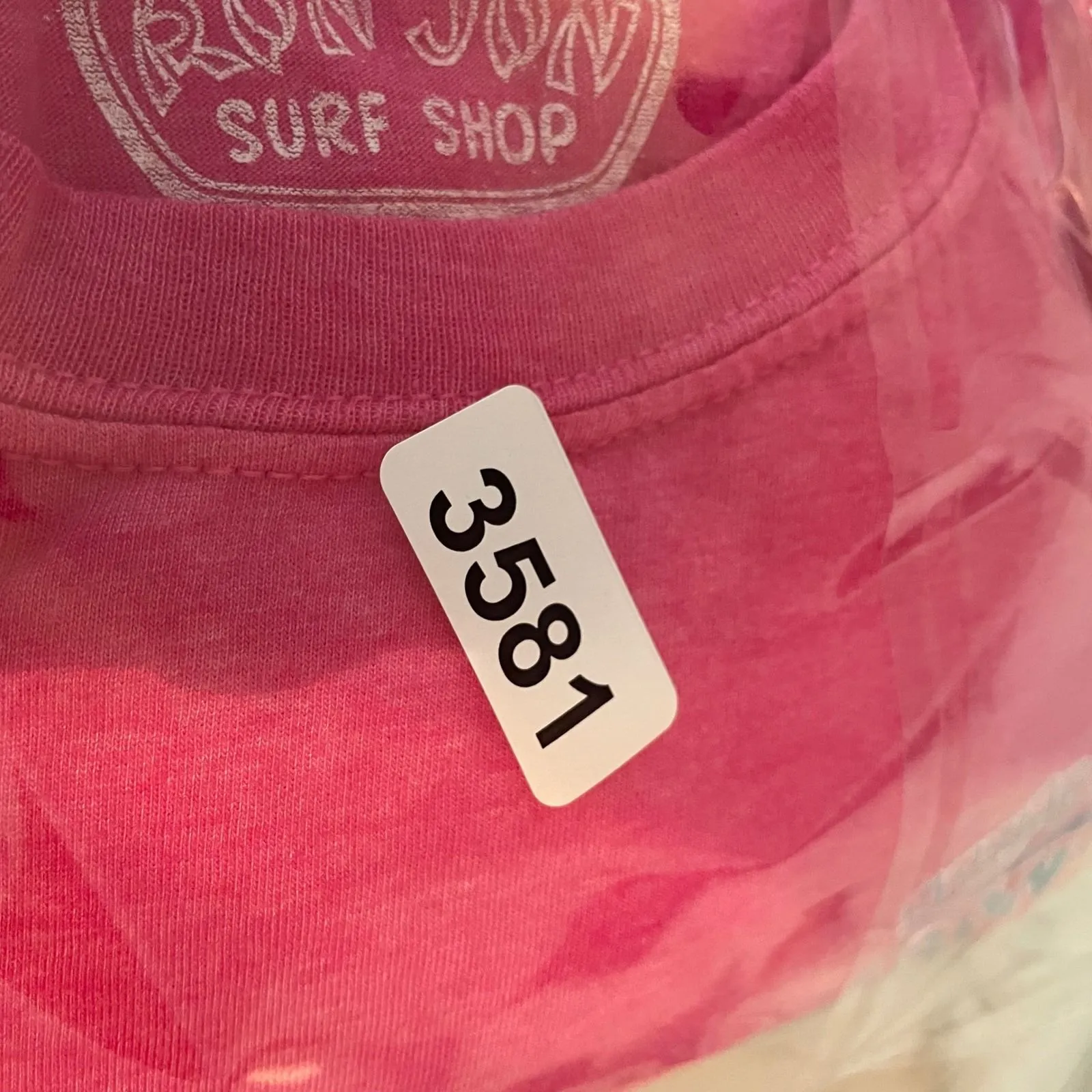 Ron Jon Surf Shop Spring Break 2021 Pink Graphic T Shirt Adult‎ Medium Beach - Image 6