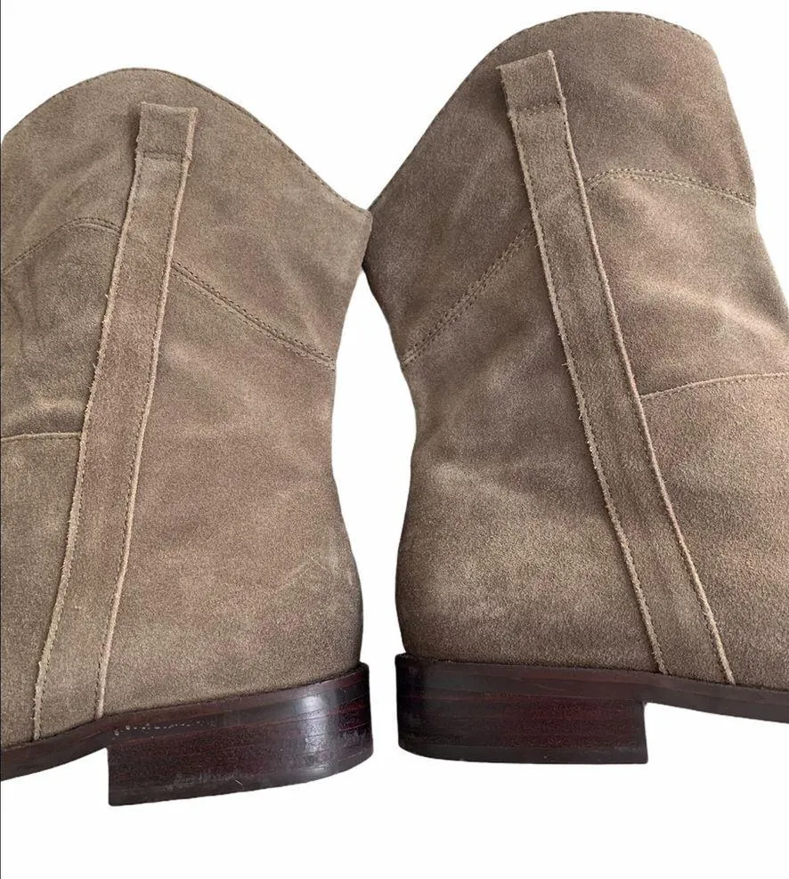 Sole Society Galen Suede Khaki Boots - Image 7
