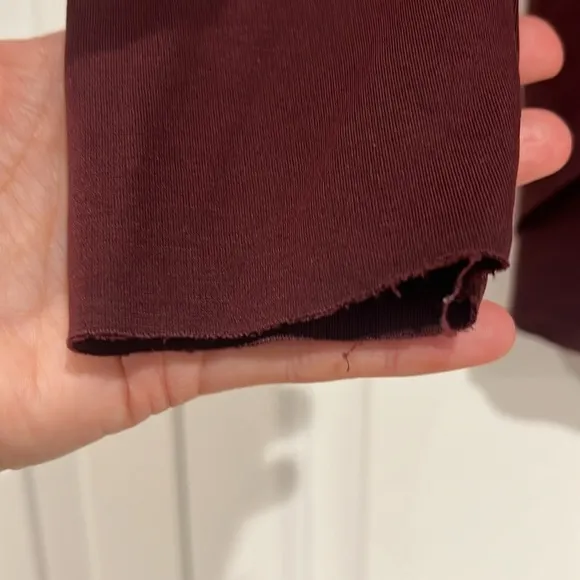 Cos women’s medium Drape layered front long‎ sleeved blouse with raw hems - Image 4