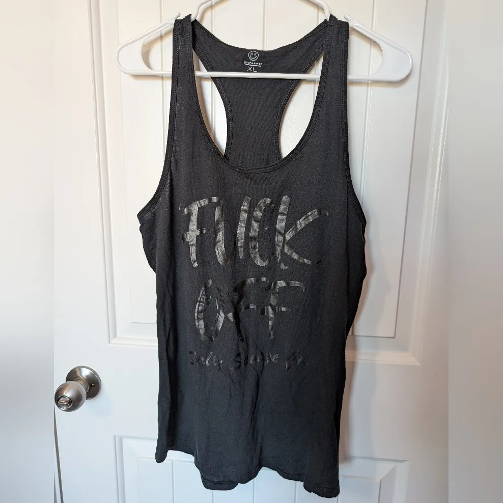 Salty Savage Racer Back Tank Tops Set of 2 Black Women's XLarge Size XL - Image 4