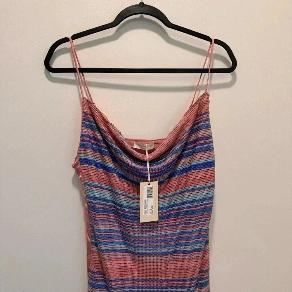 RAMY BROOK Striped Mini Dress size 2 - Image 8