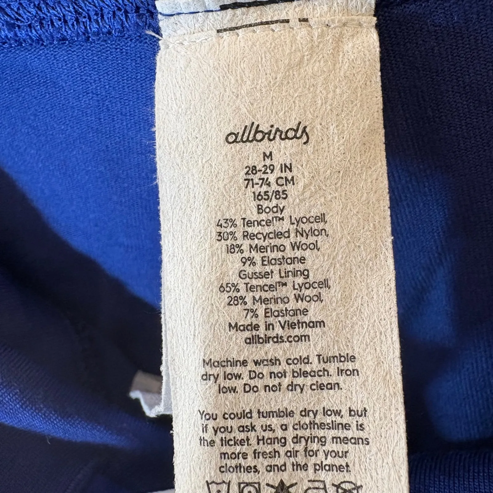 Allbirds Natural Flow Leggings Hazy Size Medium - Image 9