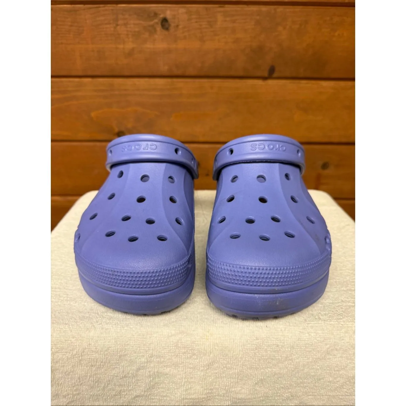 Crocs Womans Baya Platform Clogs purple Sz 11 - Image 6