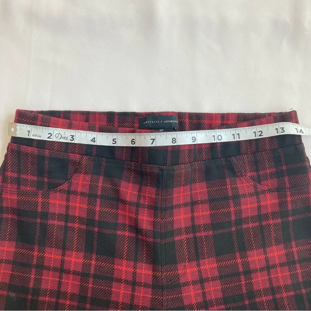 Sanctuary by Anthropologie Runway Ponte Leggings in Scarlett Plaid - Image 6