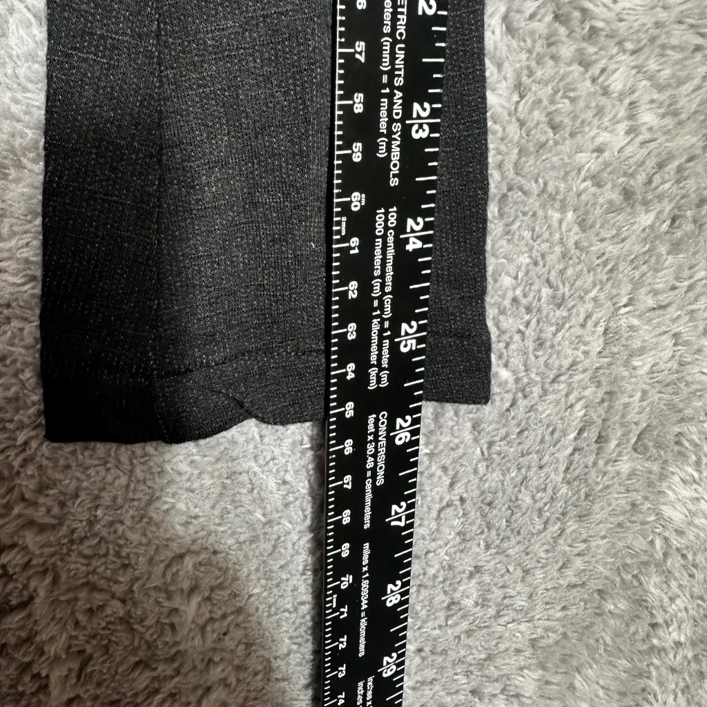 Mossimo Women’s Black Jacket Cardigan Size M Draped Front Long Sleeve Pockets Size M - Image 4